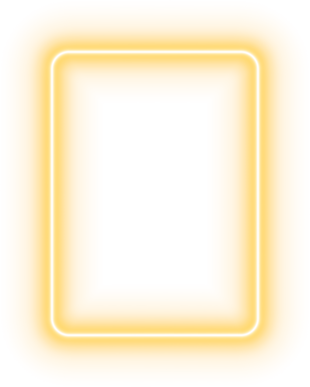 Neon Frame Yellow